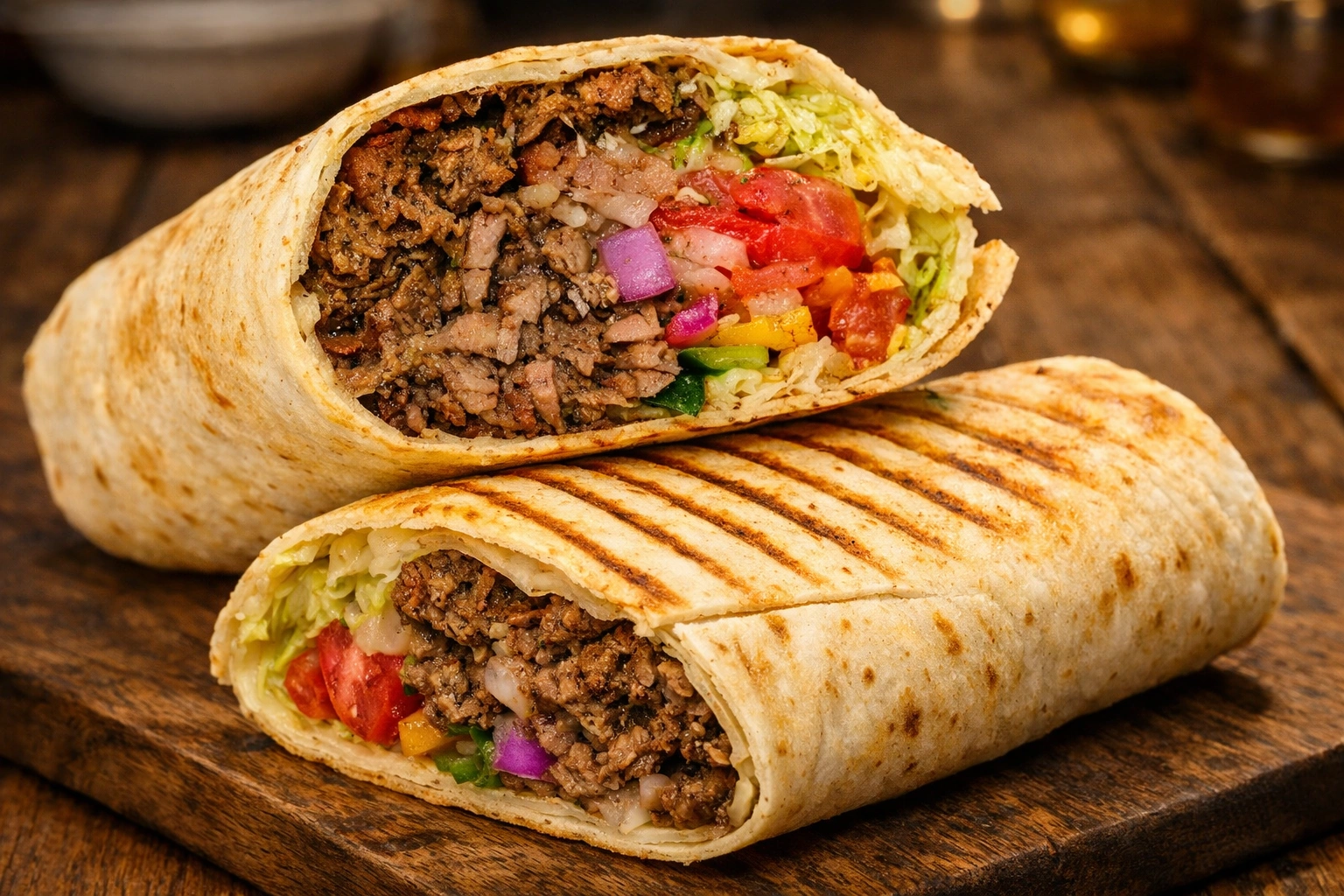 Indian curry dish with biryani at Hot Pizza & Donair Calgary